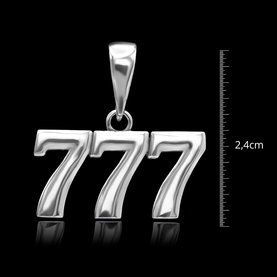 Conjunto 777 Lucky em Prata 925