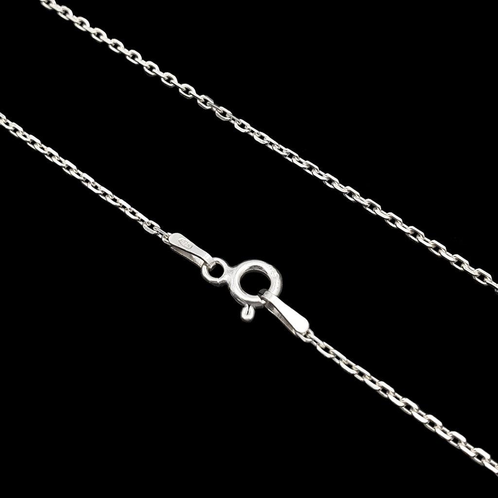 CORRENTE CARTIE CADEADO 1,2mm - 60cm - Prata 925 - Rei Pratas Jewelry