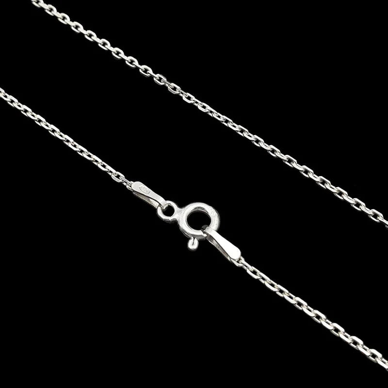 corrente de prata masculina - cartier cadeado 1mm 70cm - prata 925