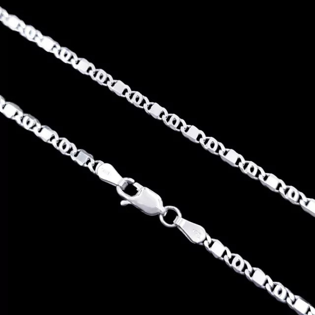CORRENTE TIGER 3mm - 70cm - Prata 925