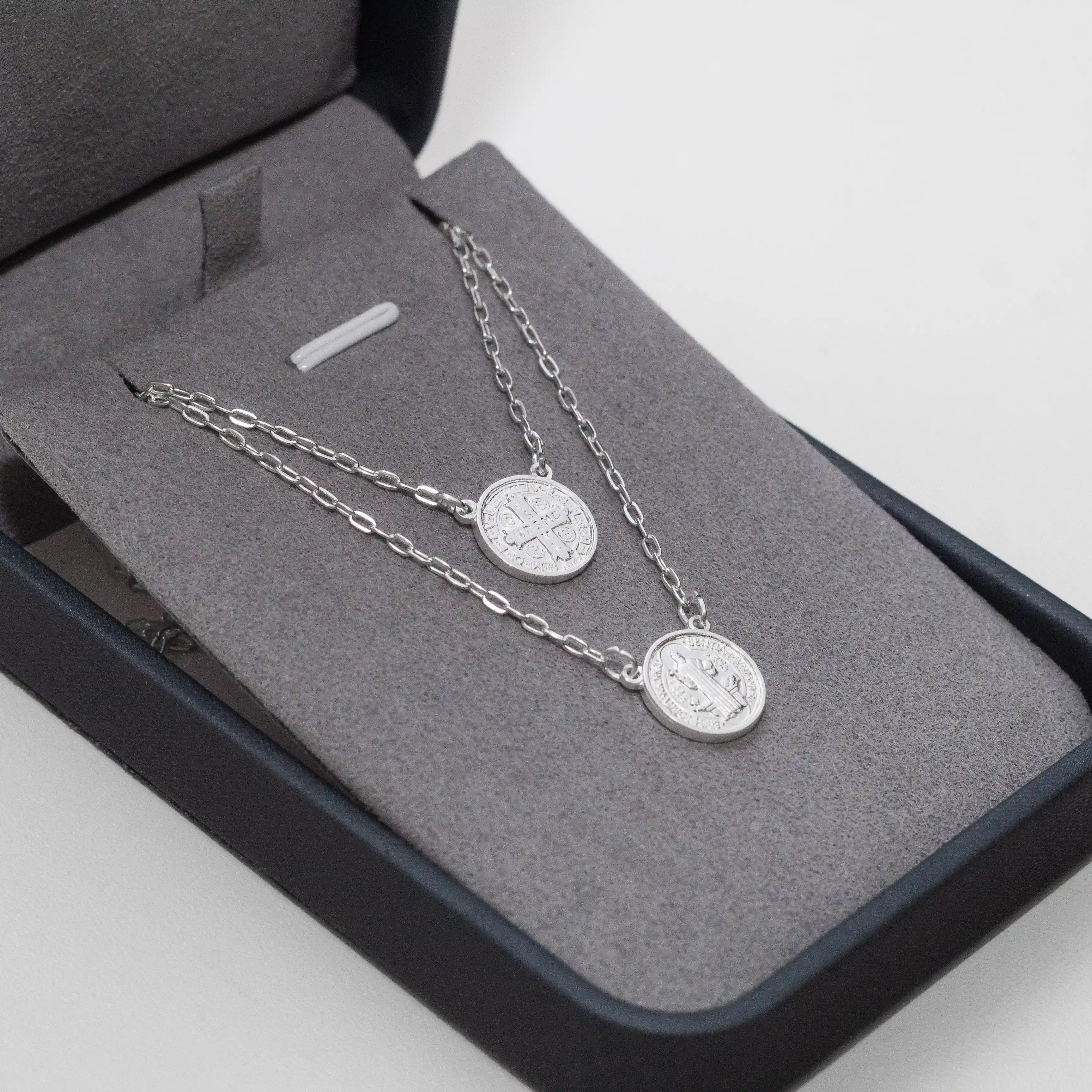 Escapulário São Bento em Prata 925