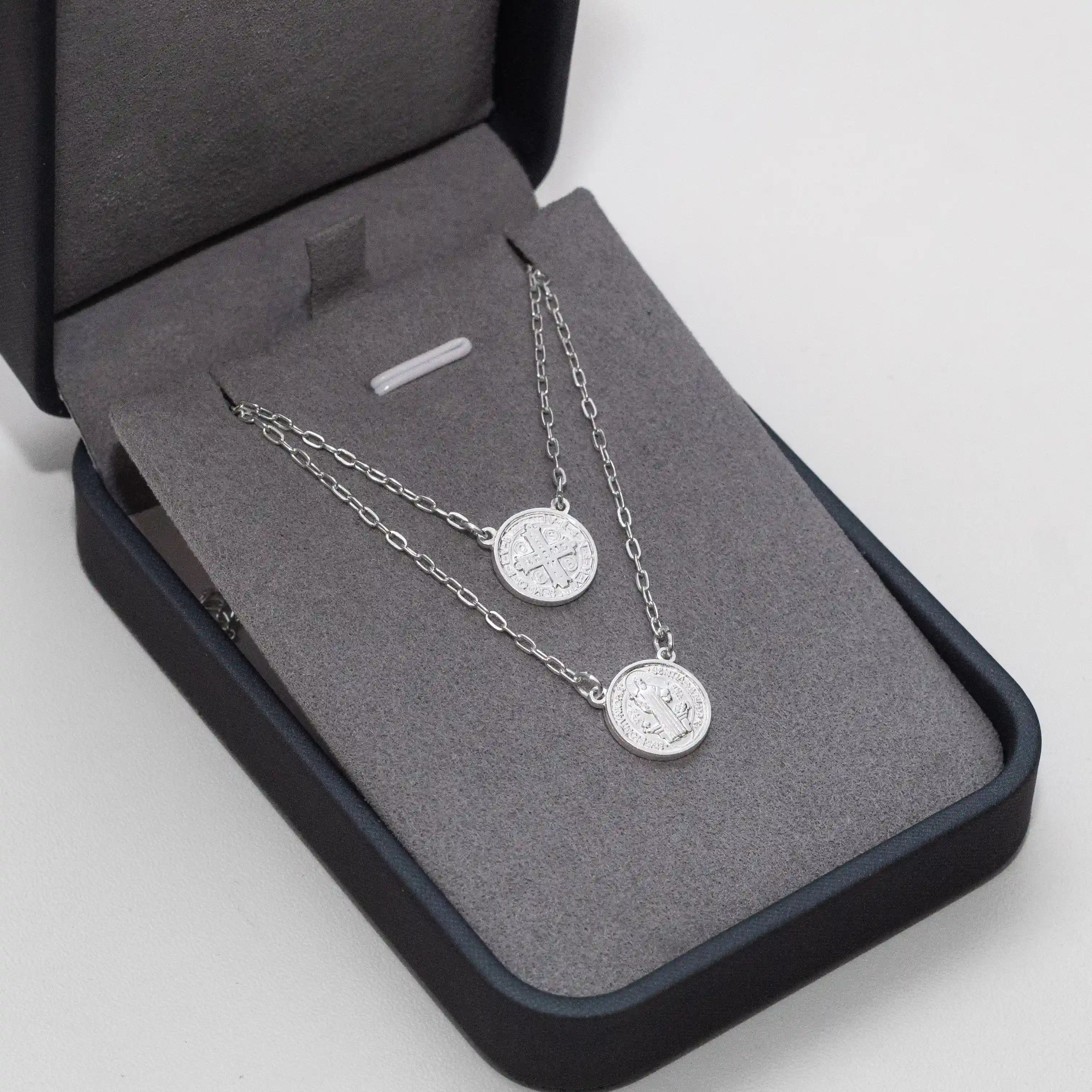 Escapulário São Bento em Prata 925