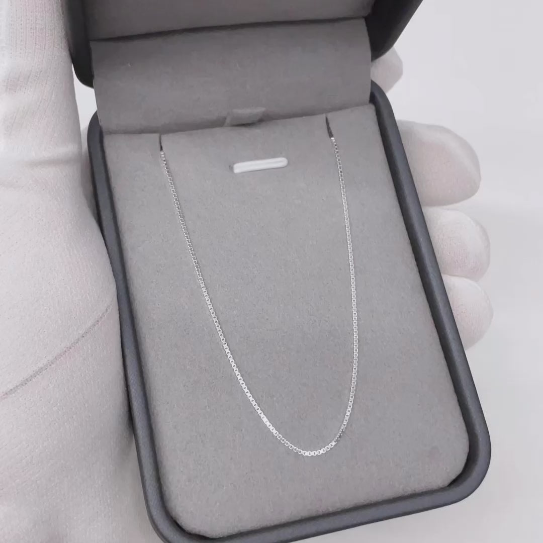 corrente de prata masculina - veneziana - prata 925