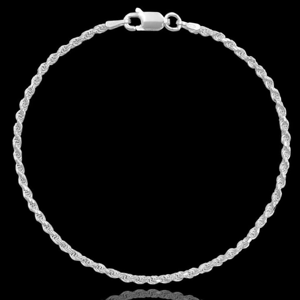 pulseira de prata masculina - elo baiano - prata 925