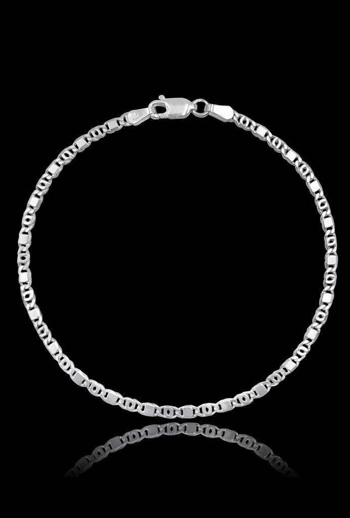 PULSEIRA TIGER (3mm) - 20,5cm - 3,5g - Prata 925 - Rei Pratas Jewelry