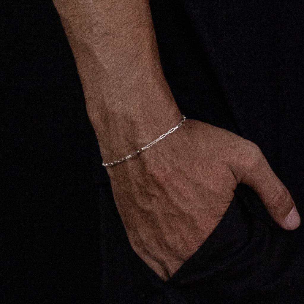 Pulseira Tijolinho 2mm - Prata 925 - Rei Pratas Jewelry