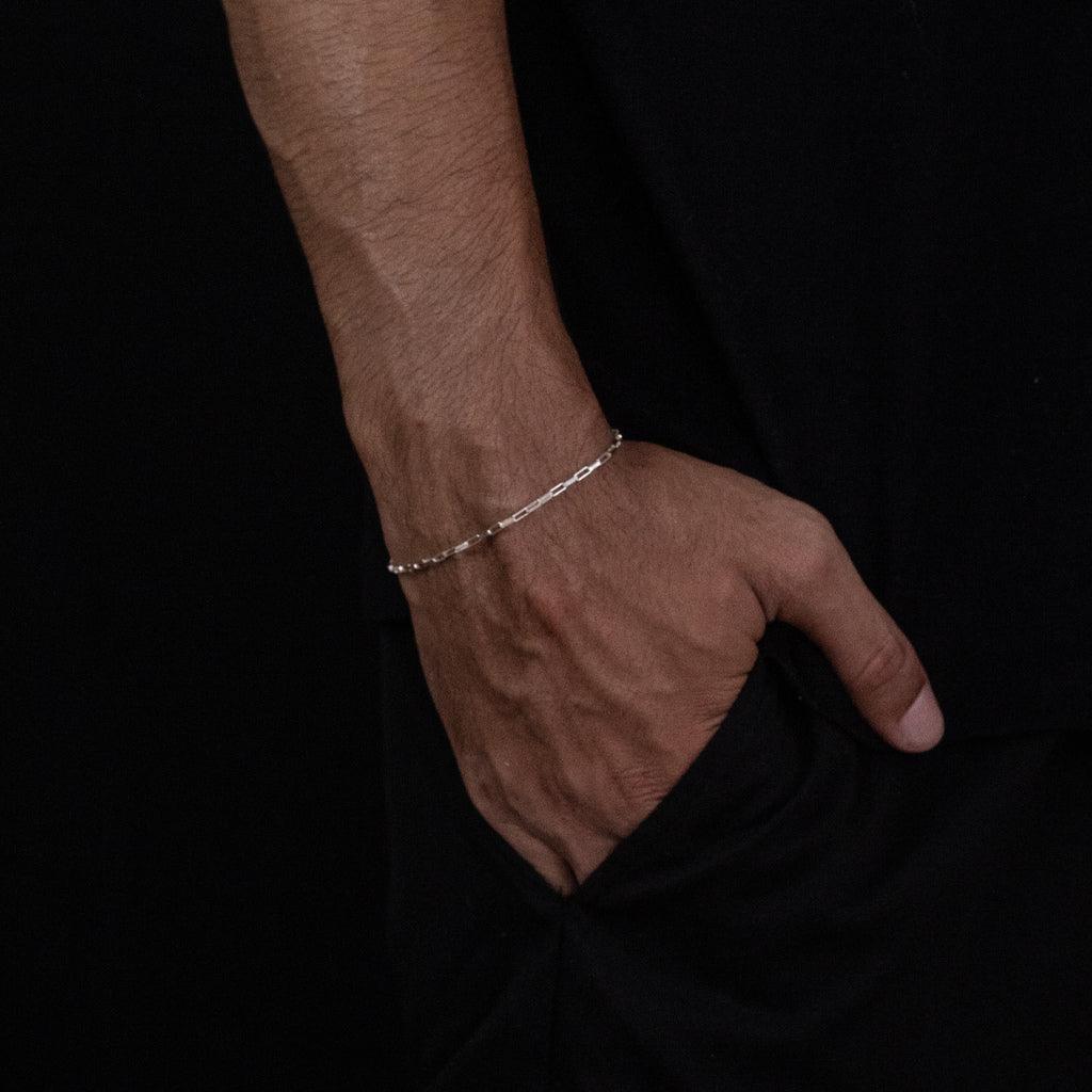 Pulseira Tijolinho 2mm - Prata 925 - Rei Pratas Jewelry