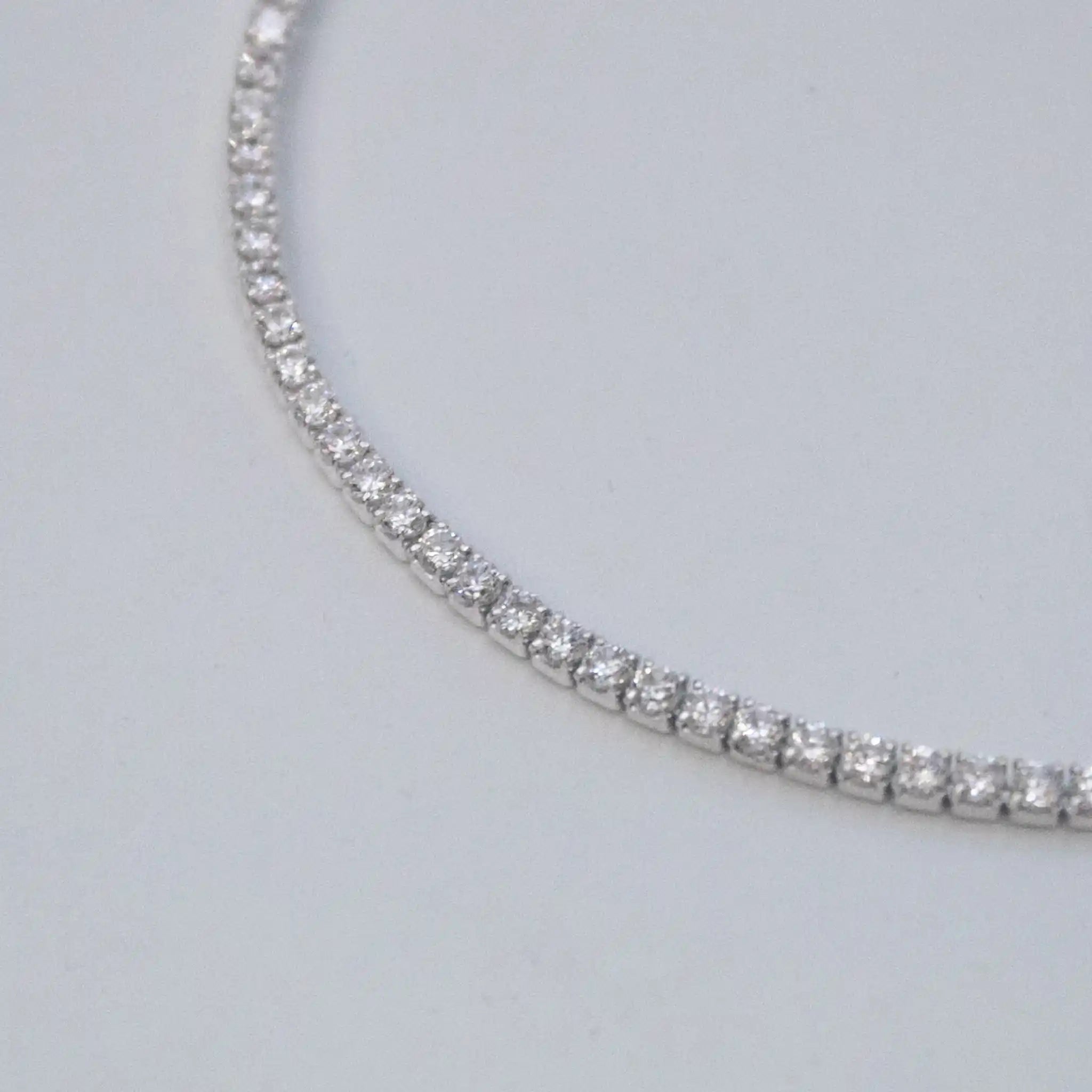 Pulseira Riviera 2mm em Prata 925