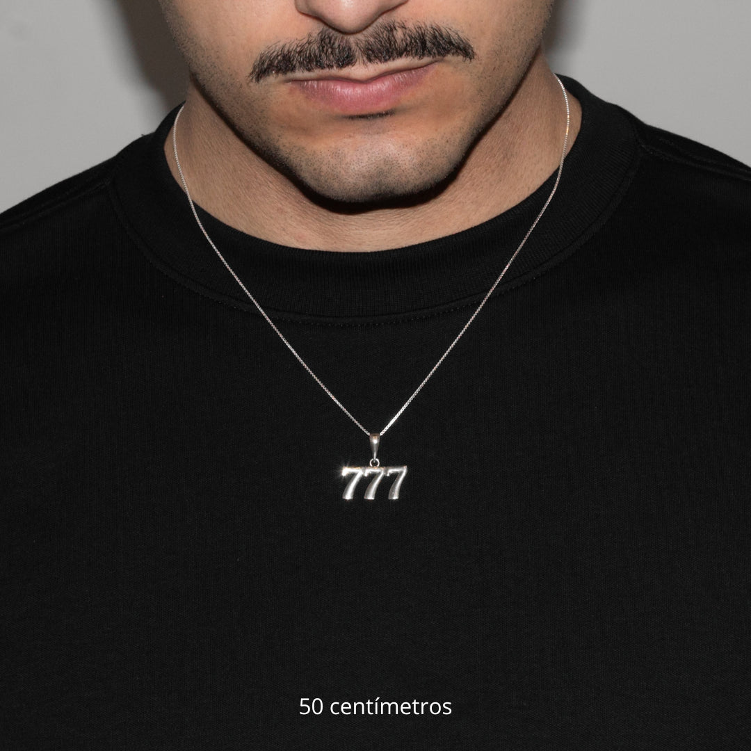 Conjunto 777 Lucky em Prata 925