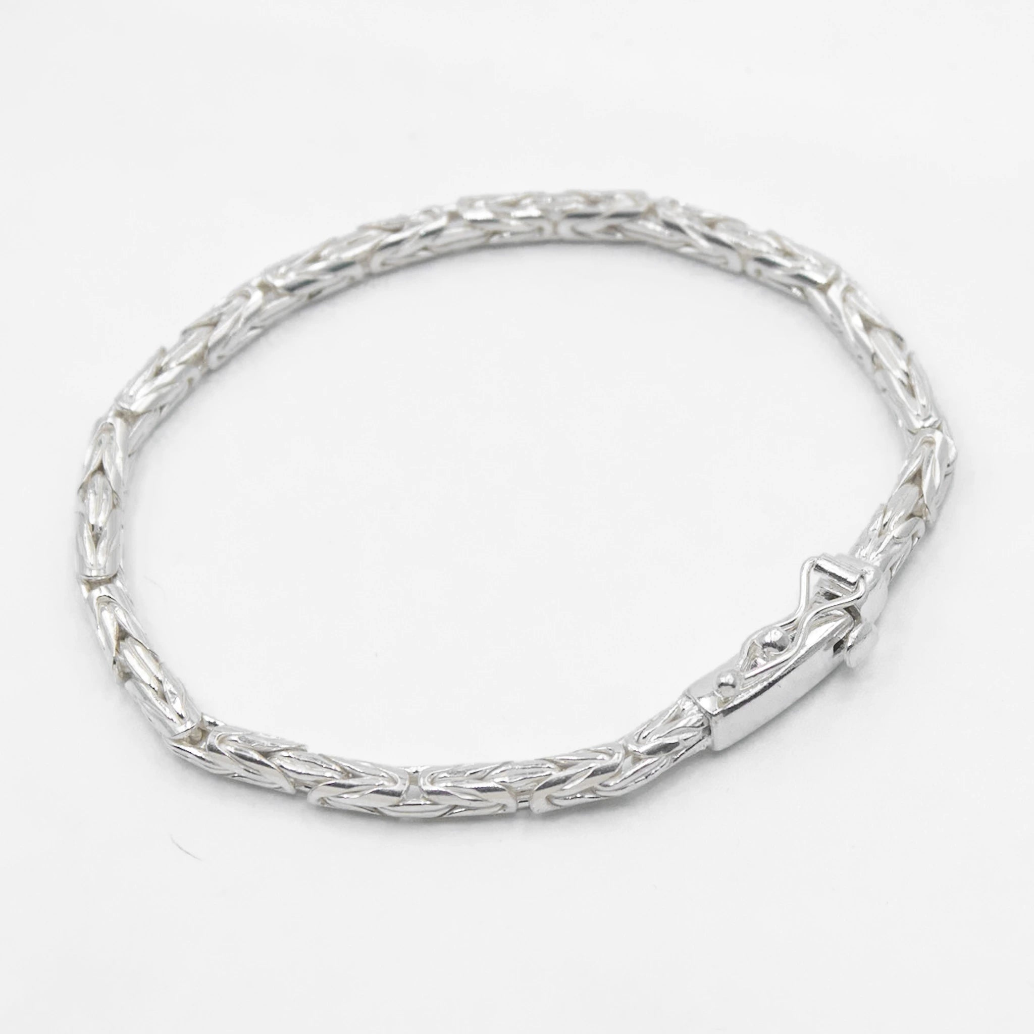 Pulseira Bali White 4mm de prata 925