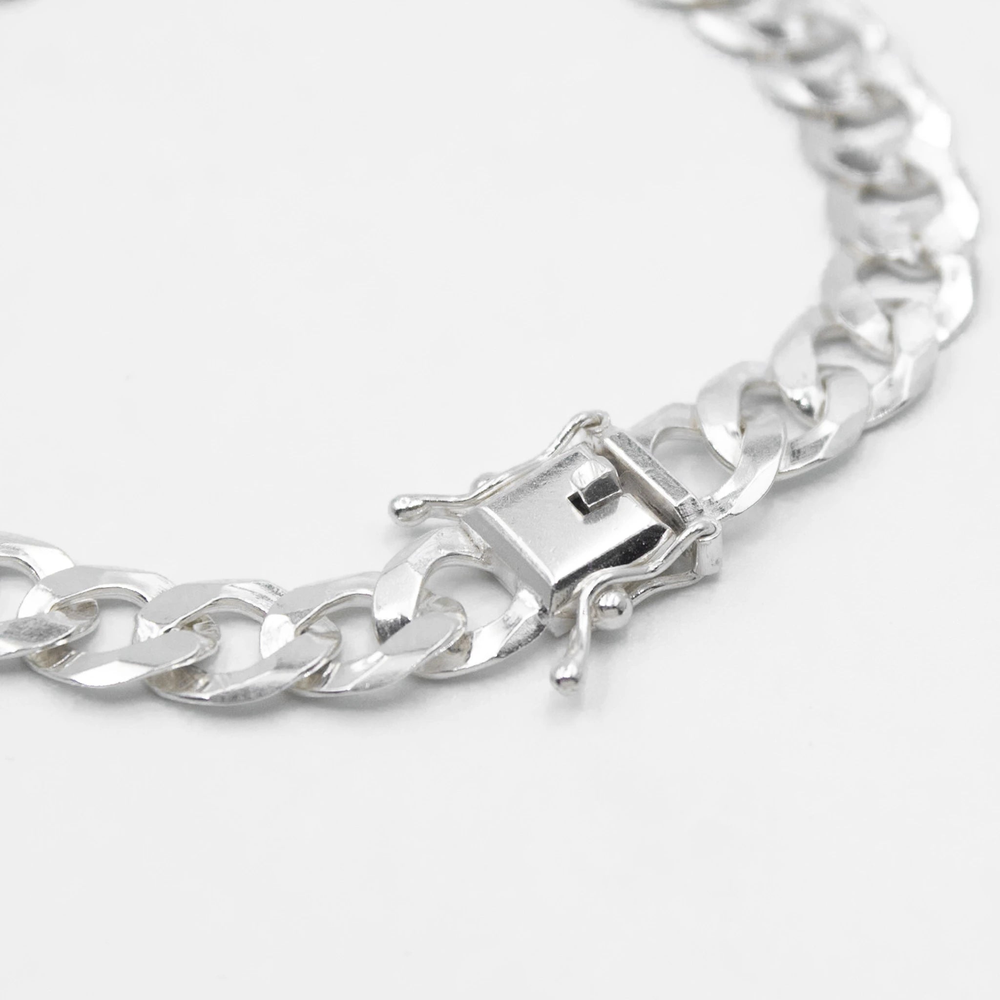 Pulseira Grumet 8mm em Prata 925