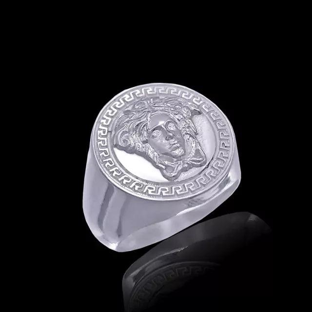 Anel Medusa - Lançamento exclusivo - Prata 950 - Rei Pratas Jewelry