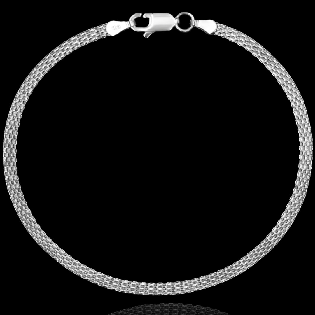 Pulseira Greyline 2,5mm em Prata 925