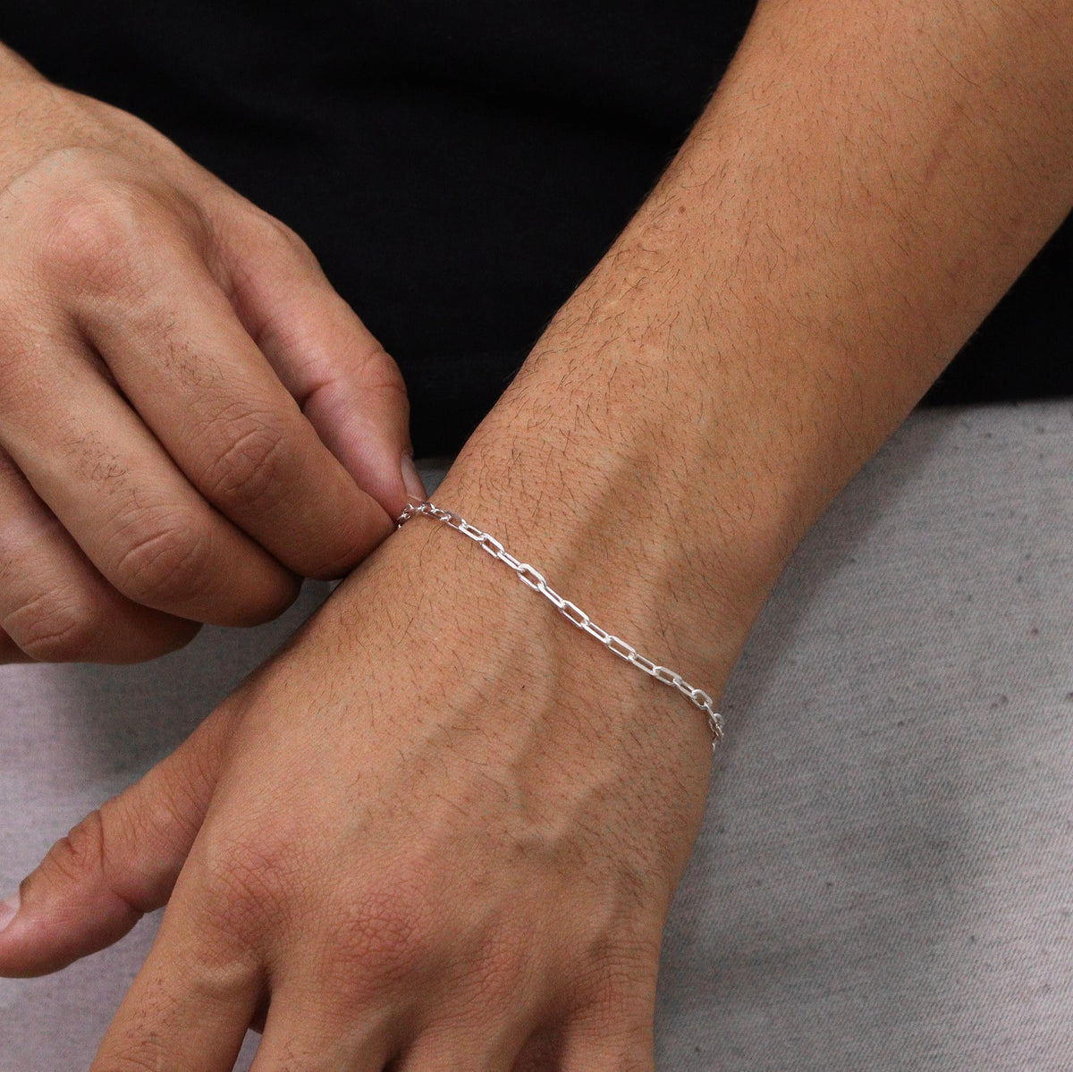Pulseira Cartie Long 3mm de Prata 925